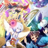 Постер аниме Богиня: «Кем хочешь переродиться в другом мире?» — Я: «Ребром героя!»