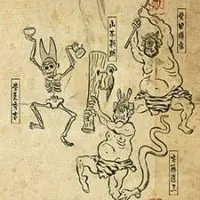 Постер аниме Карикатуры дикой природы Сэнгоку